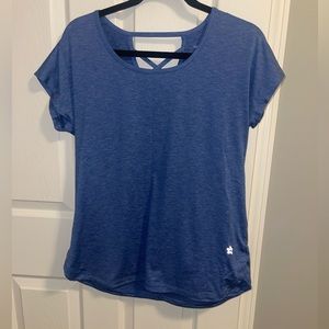 Blue athletic shirt